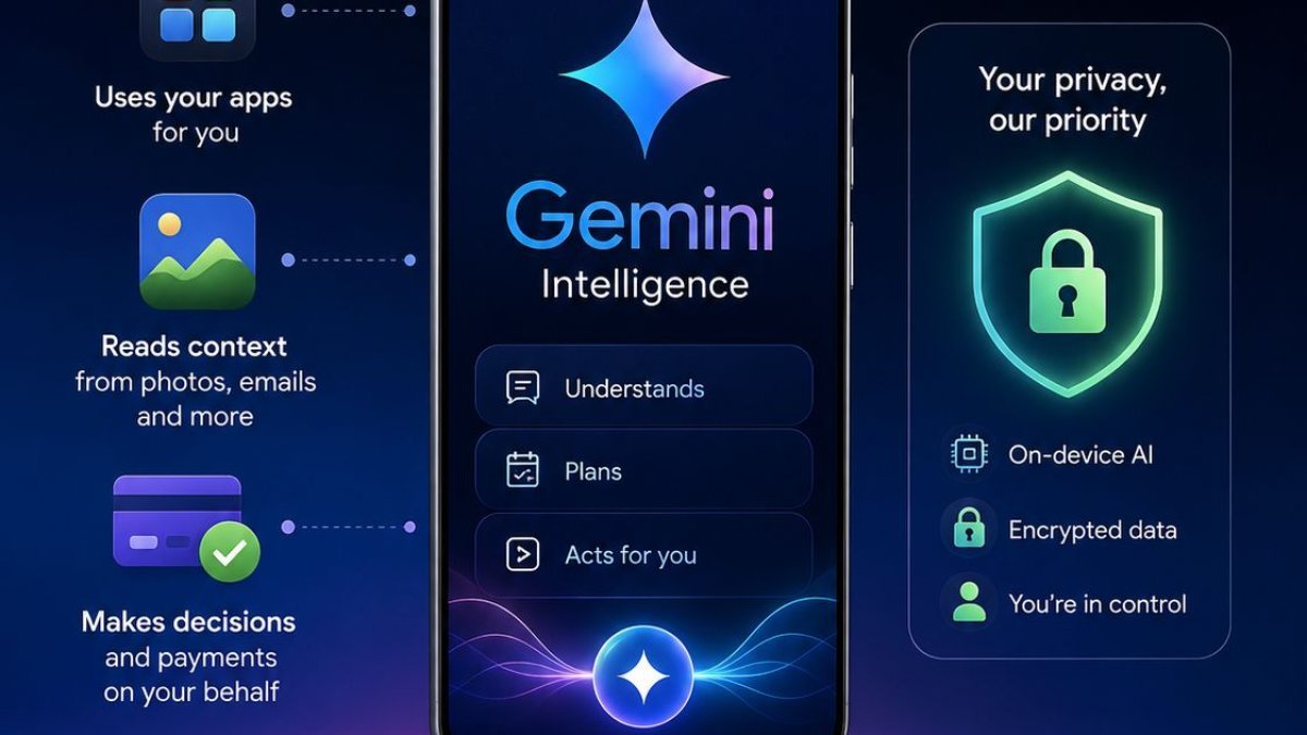 ثغرة أمنية في Gemini تسمح بتجاوز شاشة القفل وإرسال الرسائل